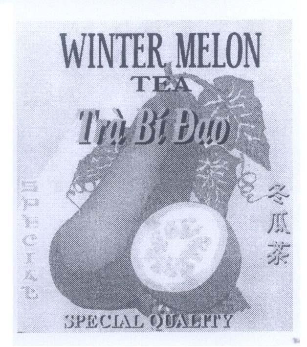 Mẫu nhãn hiệu Trà Bí Đao WINTER MELON TEA SPECIAL QUALITY [Đông Wa Cha: Trà Bí Đao]