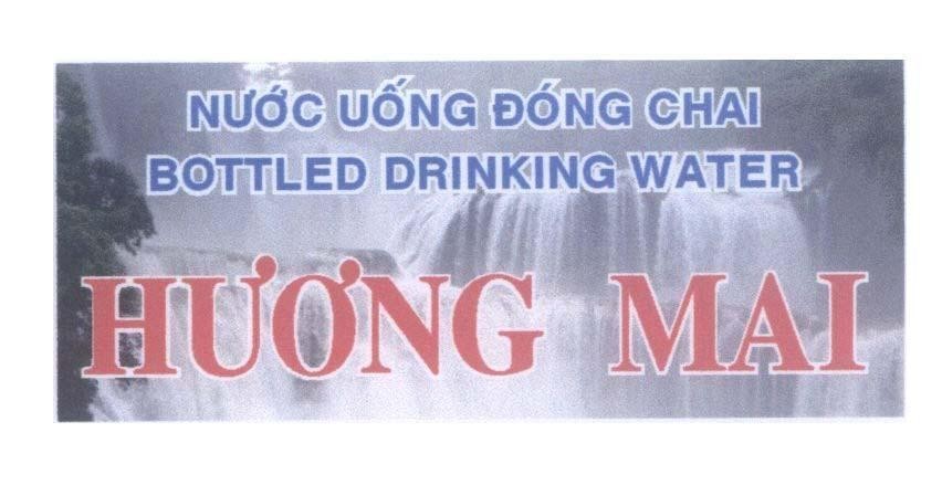 Mẫu nhãn hiệu HƯƠNG MAI Nước Uống Đóng Chai BOTTLED DRINKING WATER