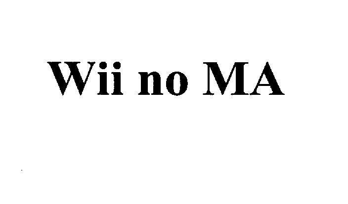 Mẫu nhãn hiệu Wii no MA