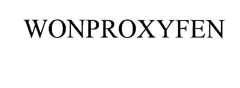 Mẫu nhãn hiệu WONPROXYFEN