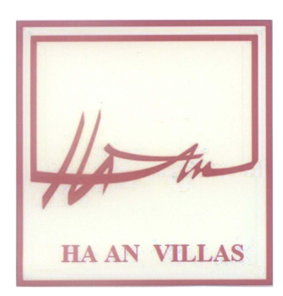 Mẫu nhãn hiệu Hà An HA AN VILLAS