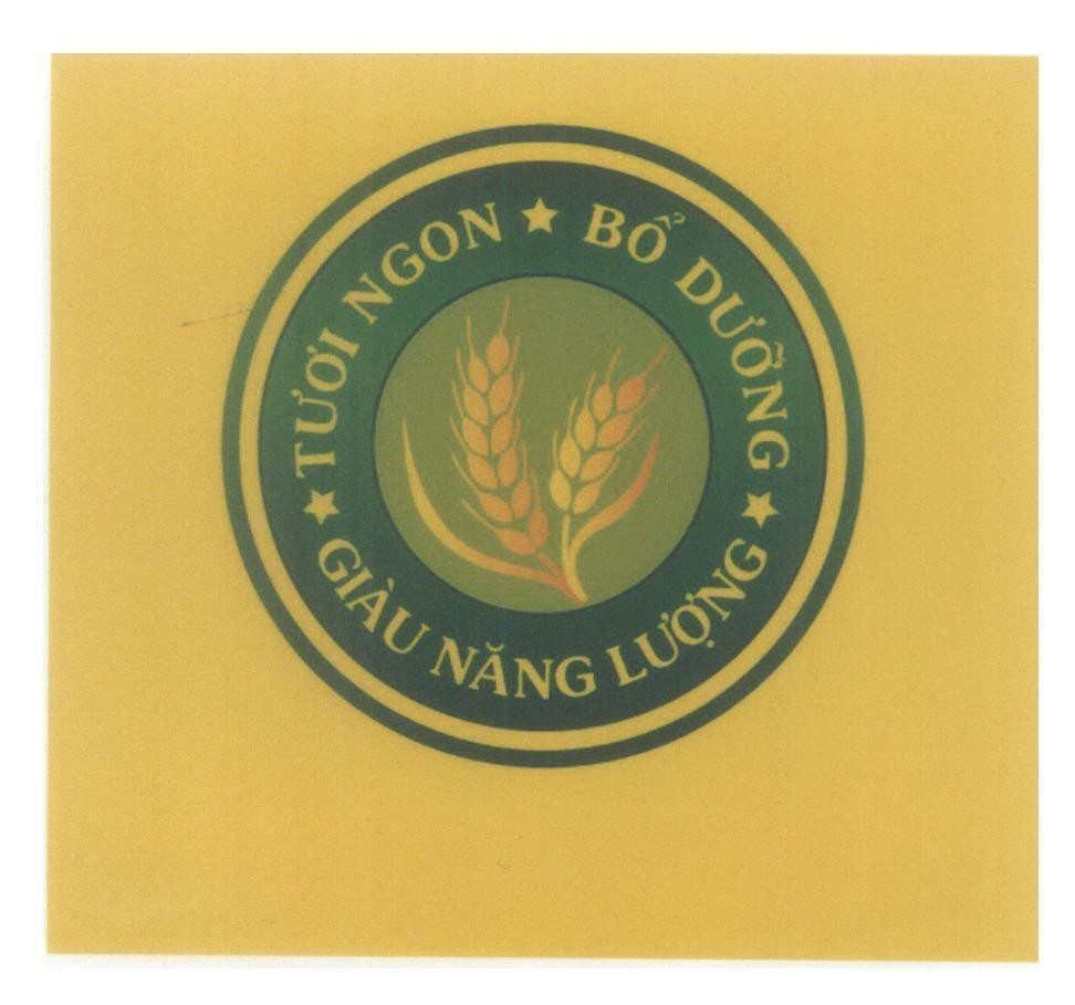 Mẫu nhãn hiệu Tươi Ngon Bổ Dưỡng Giàu Năng Lượng