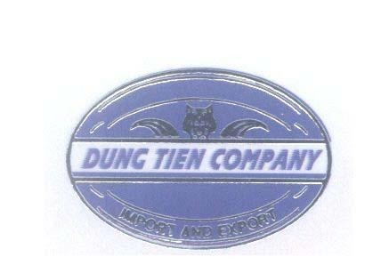 Mẫu nhãn hiệu DUNG TIEN COMPANY IMPORT AND EXPORT