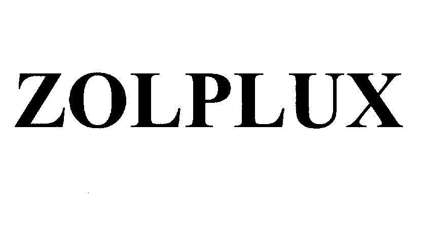 Mẫu nhãn hiệu ZOLPLUX