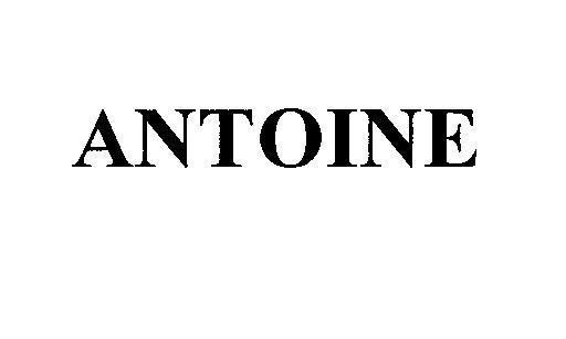 Mẫu nhãn hiệu ANTOINE