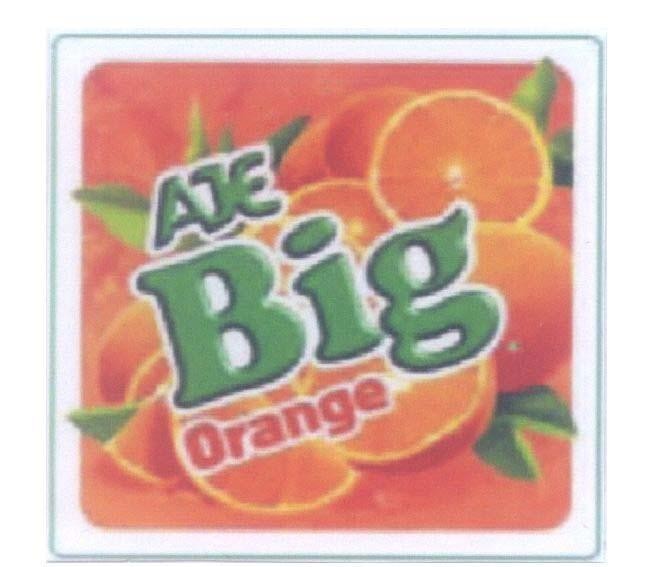 Mẫu nhãn hiệu AJE Big Orange