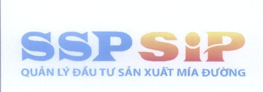 Mẫu nhãn hiệu SSP SiP Quản Lý Đầu Tư Sản Xuất Mía Đường