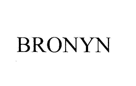 Mẫu nhãn hiệu BRONYN