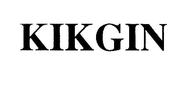 Mẫu nhãn hiệu KIKGIN