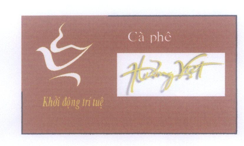 Mẫu nhãn hiệu Hương Việt Cà Phê Khởi động trí tuệ