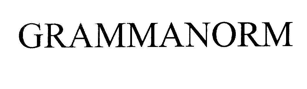 Mẫu nhãn hiệu GRAMMANORM