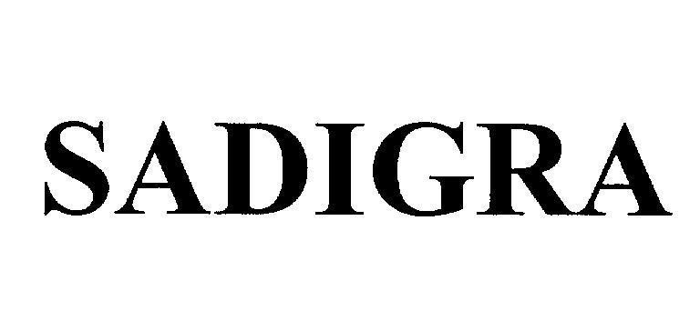 Mẫu nhãn hiệu SADIGRA