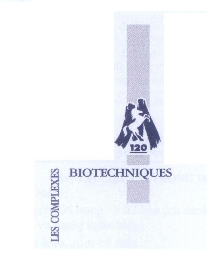 Mẫu nhãn hiệu LES COMPLEXES BIOTECHNIQUES 120