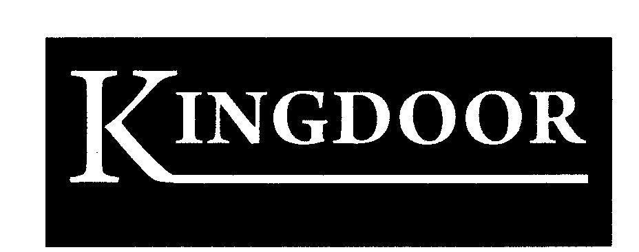 Mẫu nhãn hiệu KINGDOOR