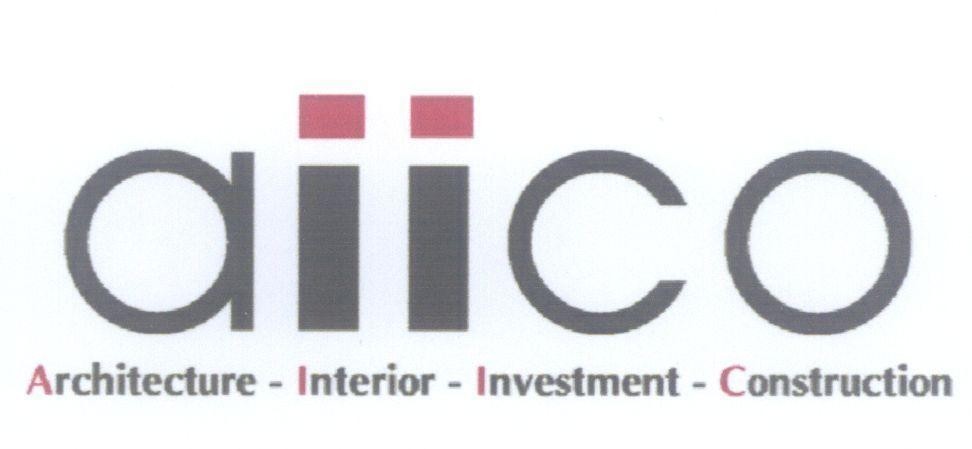 Mẫu nhãn hiệu aiico Architecture - Interior - Investment - Construction