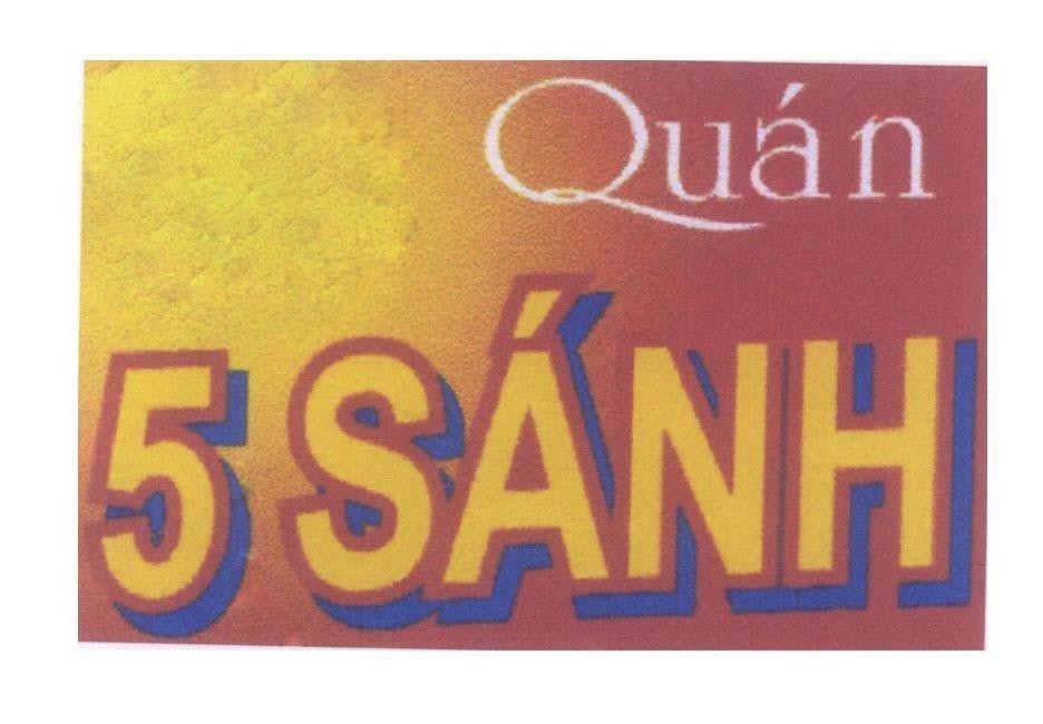 Mẫu nhãn hiệu Quán 5 Sánh