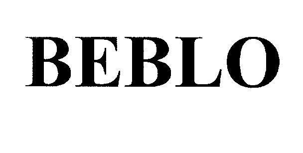 Mẫu nhãn hiệu BEBLO