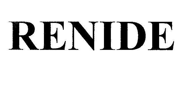 Mẫu nhãn hiệu RENIDE