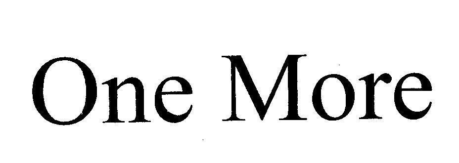 Mẫu nhãn hiệu One More