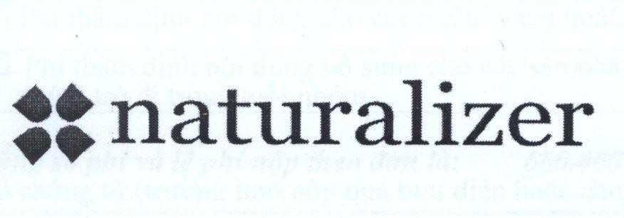 Mẫu nhãn hiệu naturalizer