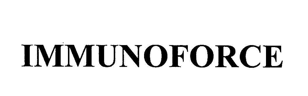 Mẫu nhãn hiệu IMMUNOFORCE