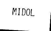Mẫu nhãn hiệu MIDOL