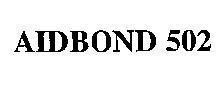 Mẫu nhãn hiệu AIDBOND 502
