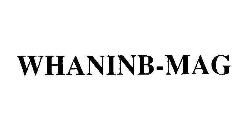 Mẫu nhãn hiệu WHANINB-MAG