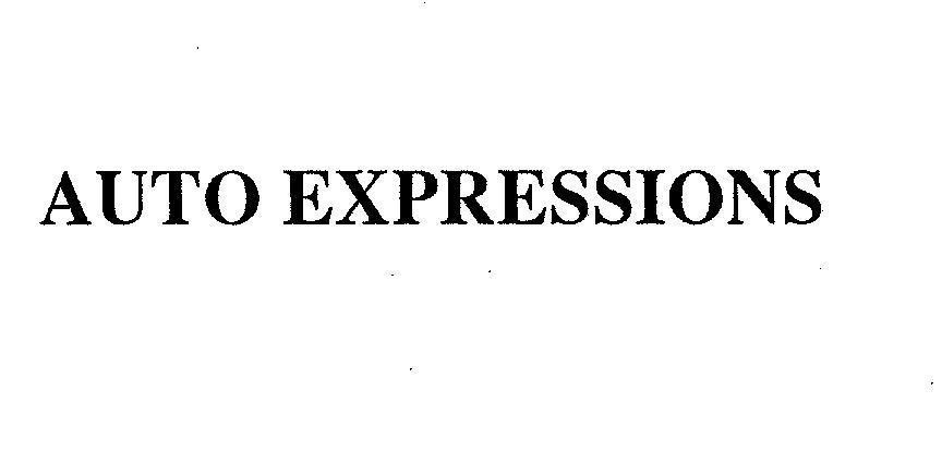 Mẫu nhãn hiệu AUTO EXPRESSIONS