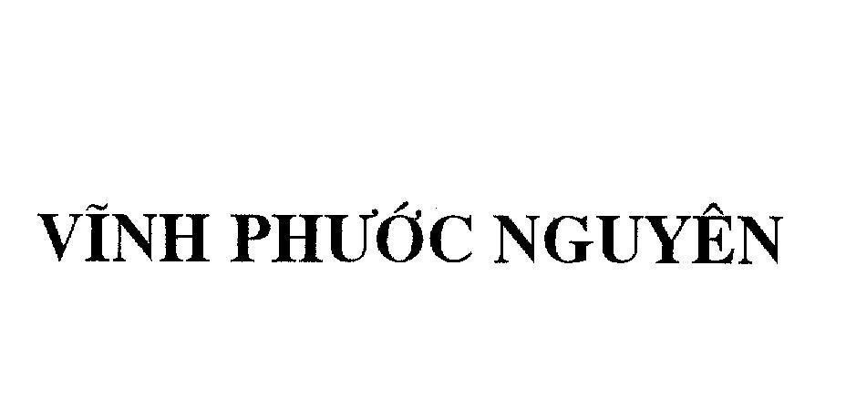 Mẫu nhãn hiệu Vĩnh Phước Nguyên
