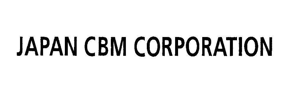 Mẫu nhãn hiệu JAPAN CBM CORPORATION